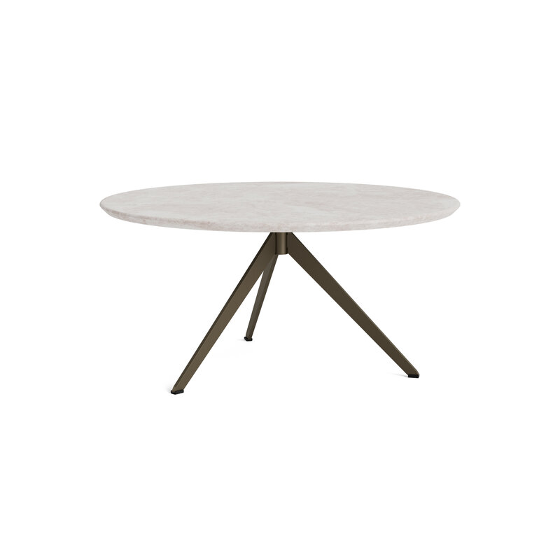 Couchtisch Volaris P - DH ca. 70x37 cm, HPL, Graubeige