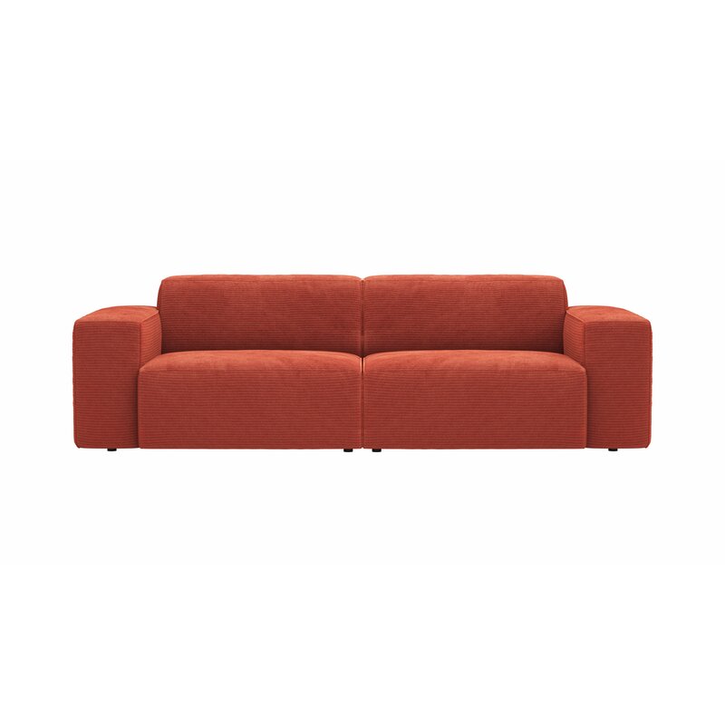 Sofa Elementos - 3-Sitzer XL, Stoff, Campari