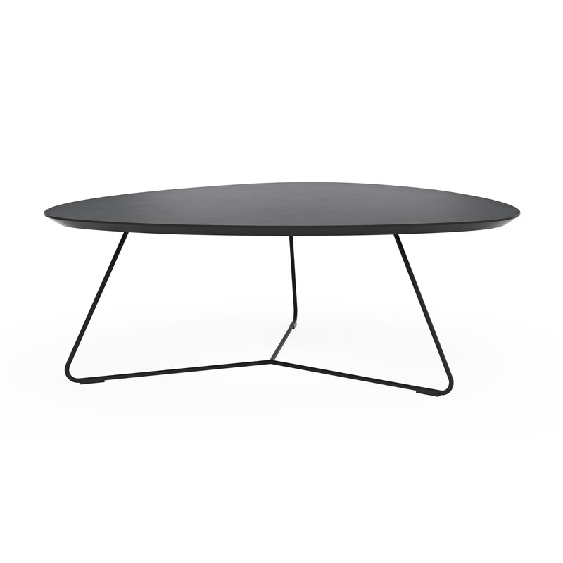 Couchtisch Fano - LBH ca. 87x78x33 cm, Fenix, Schwarz