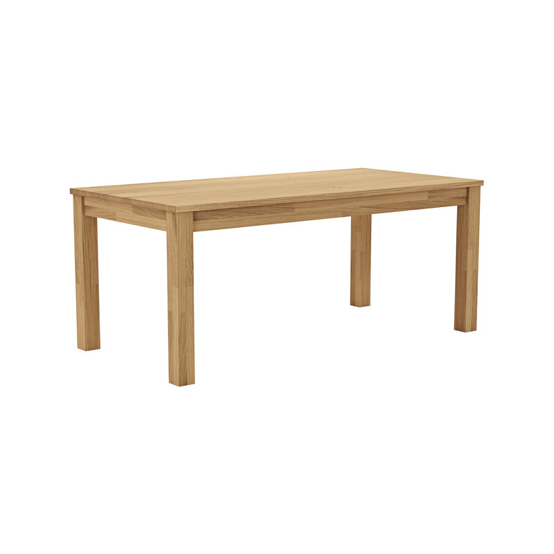 Esstisch Dinner - LB ca. 180x90 cm, Wildeiche massiv