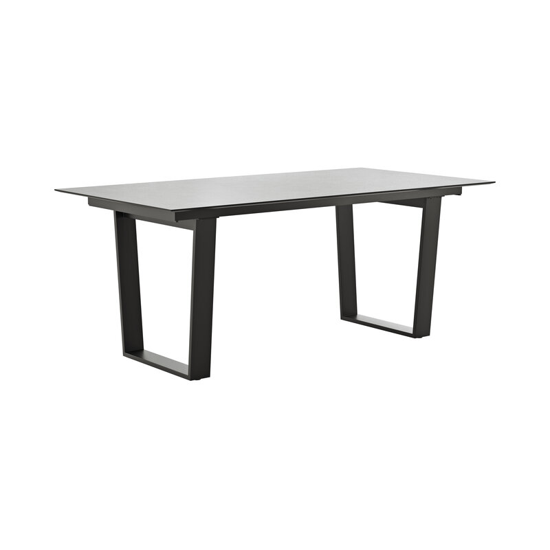 Esstisch Dinner - LB ca. 180x95 cm, Kunststoff, Hellgrau