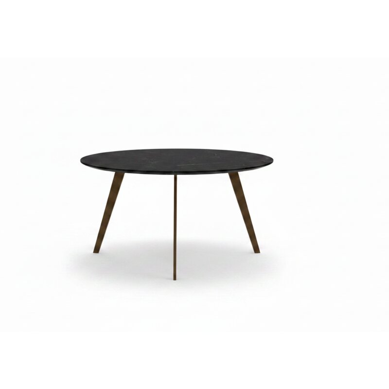 Couchtisch Oliva - LBH ca. 70x70x40 cm, HPL, Anthrazit