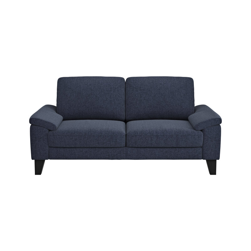 Sofa Oviedo - 2-Sitzer, Stoff, Dunkelblau