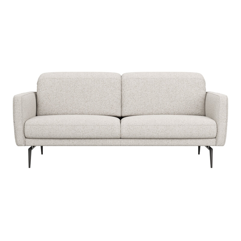 Sofa Estrela 2.0 - 2,5-Sitzer inkl. Kopfteil- und Armteilverstellung, Stoff, Creme