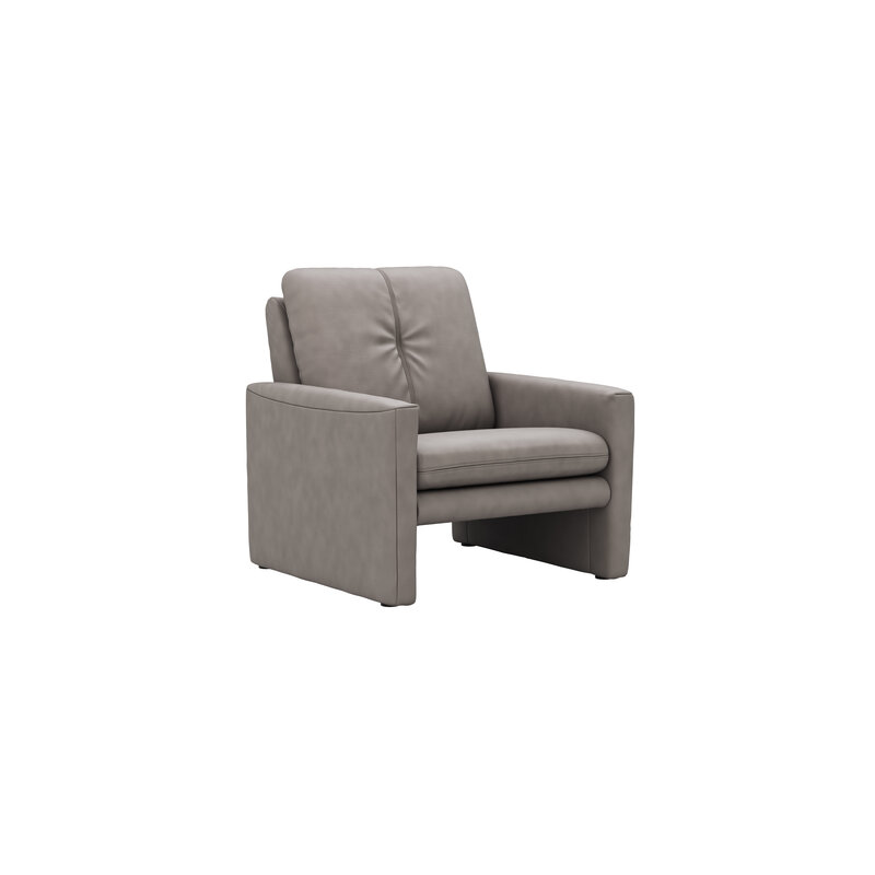 Sessel Tenero - inkl. Relaxfunktion, Stoff, Grau
