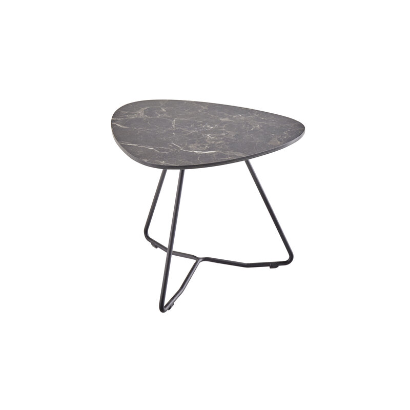 Couchtisch Oliva - LBH ca. 42x40x33 cm, HPL, Anthrazit