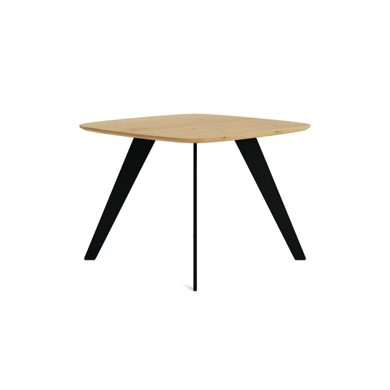 Couchtisch Volaris U - BHT ca. 50x40x50 cm, Eiche massiv, Bianco