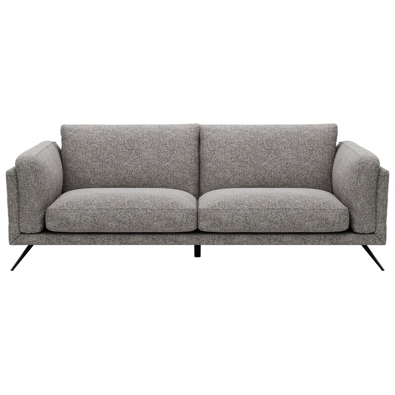 Sofa Valdemoro - 3-Sitzer, Stoff, Grau