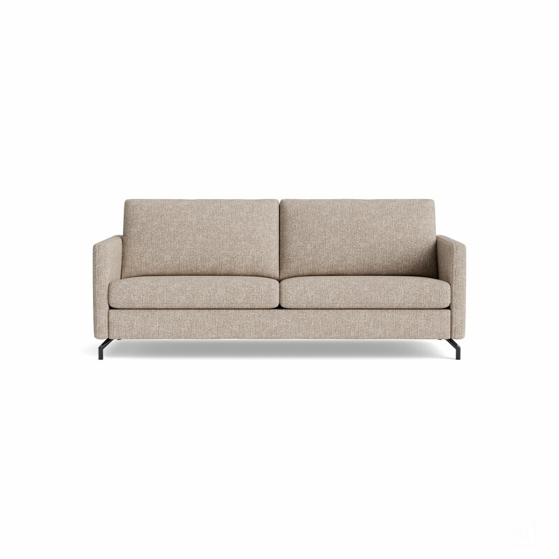 Sofa Cuneo Klassik - 3-Sitzer, Stoff, Beige