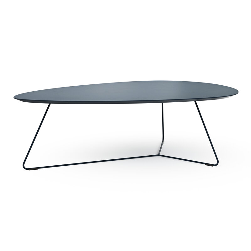 Couchtisch Fano - LBH ca. 121x75x38 cm, Fenix, Dunkelblau