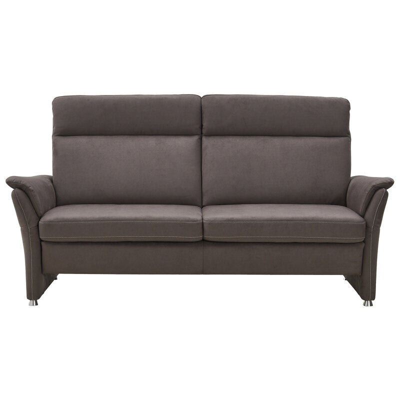 Sofa Arima H - 2-Sitzer inkl. Relaxfunktion (motorisch), Stoff, Dunkelbraun