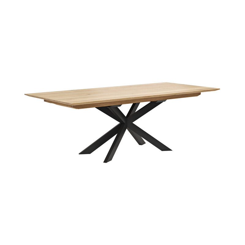 Esstisch Talara Lola - beidseitig ausziehbar, LB ca. 220x100cm, Wildeiche Bianco