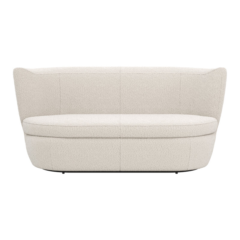 Sofa Cativa - 2-Sitzer, Stoff, Creme