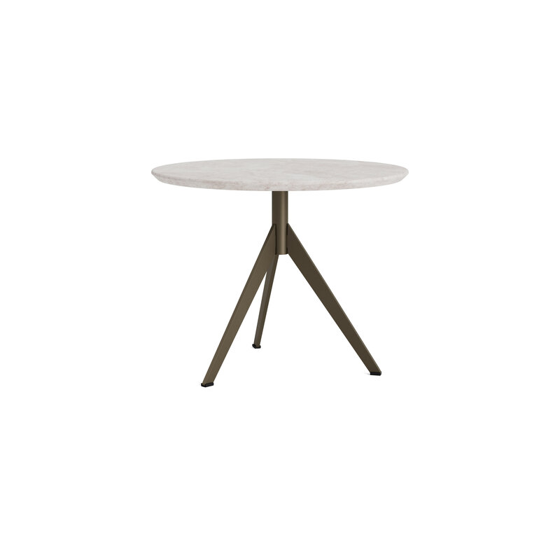 Couchtisch Volaris P - DH ca. 50x34 cm, HPL, Graubeige