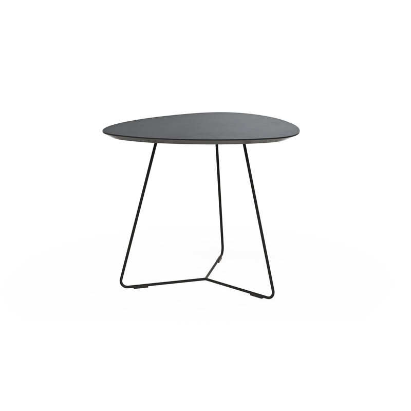 Ecktisch Fano - LBH ca. 59x50x50 cm, Fenix, Schwarz