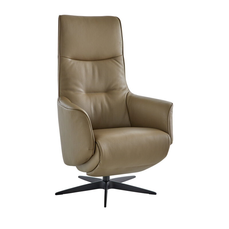Relaxsessel Riposo - inkl. motorischer Relaxfunktion, Leder, Braun