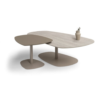 Couchtisch Fano-Hit - LBH ca. 120x71x39 cm, HPL, Beige
