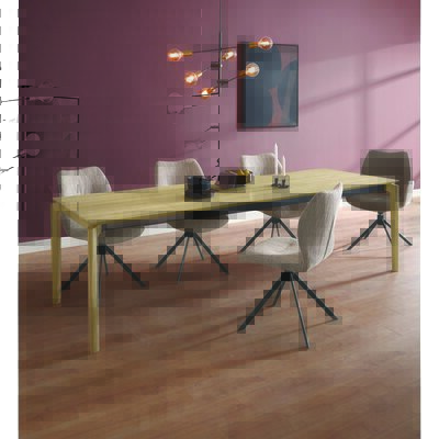 Esstisch Cambre - LB ca. 200 x 90 cm, ausziehbar, Eiche massiv