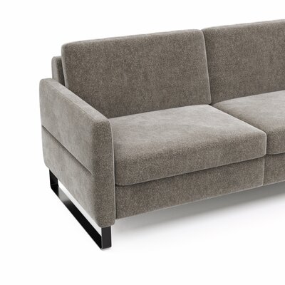 Sofa Arima N - 2,5-Sitzer inkl. Sitzvorzug motorisch, Stoff, Mocca