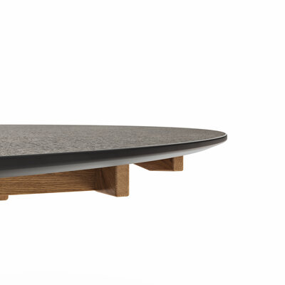 Esstisch 5000 - D ca. 130cm, ausziehbar, HPL, Granit