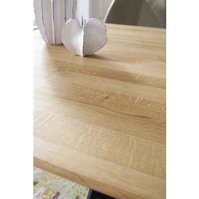 Esstisch Cinque Passi - LB ca. 240x95 cm, Asteiche massiv natur