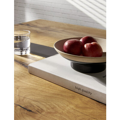 Esstisch Nera - LB ca. 220x110 cm, Asteiche massiv, Epoxy