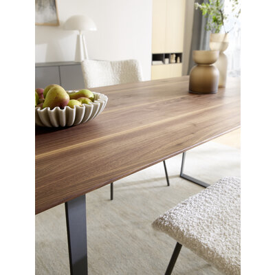 Esstisch Cinque Passi - LB ca. 220x95 cm, Nussbaum Massiv