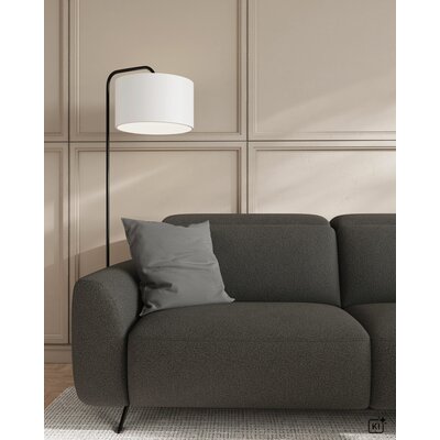 Sofa Arona - 2-Sitzer, Stoff, Anthrazit