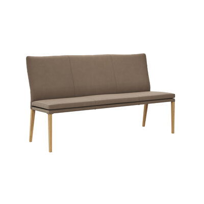 Polsterbank Tuma - Breite ca. 175 cm, Leder, Sand 134219