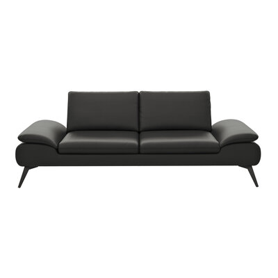 Sofa Collina - 3-Sitzer, Leder, Schwarz 143341