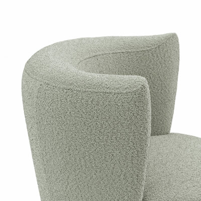 Sessel Cativa - drehbar, Stoff, Mint