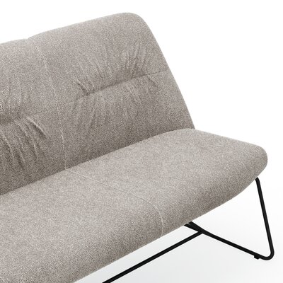 Polsterbank Sagres - Breite 180cm, Stoff, Graubeige