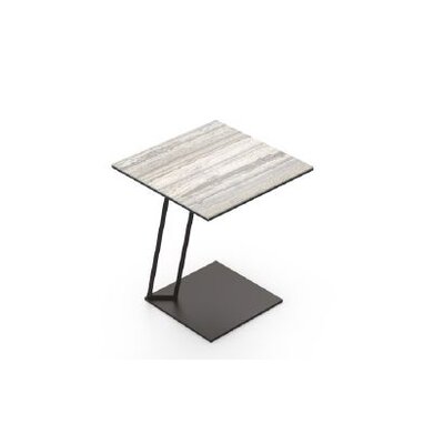 Beistelltisch Cena - LB ca. 45x45 cm, Keramik, Travertin 146528