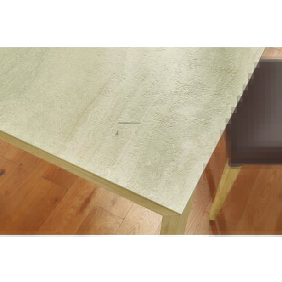 Esstisch Cambre - LB ca. 220x90 cm, ausziehbar, Keramik, Beige