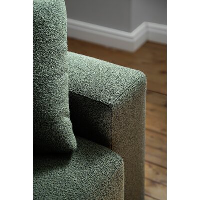 Sofa Nuoro - 3-Sitzer inkl. Schlaffunktion, Stoff, Olivgrün