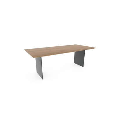 Esstisch 3100 - LB ca. 220x100 cm, ausziehbar, Asteiche massiv, Geölt 3028607