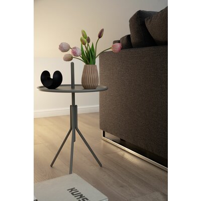 Ecksofa Nuoro - 2-Sitzer mit Longchair rechts inkl. Schlaffunktion und Bettkasten, Stoff, Grau