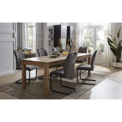 Esstische Dinner - ausziehbar, LB ca. 160x90 cm , Eiche bianco massiv