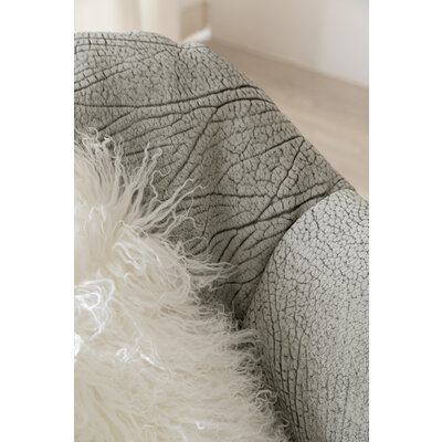 Sessel Sevano - Leder, Offwhite
