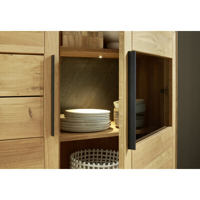 Highboard Faro 6.0 - Wildeiche massiv, natur, geölt