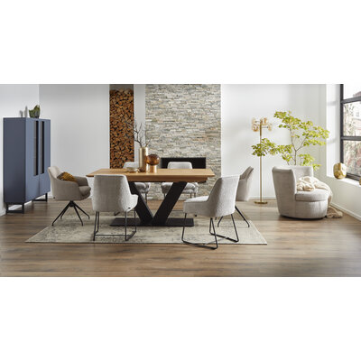 Esstisch Talara Lola V - LB ca. 180x90 cm, Wildeiche geölt