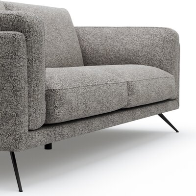 Sofa Valdemoro - 3-Sitzer, Stoff, Grau