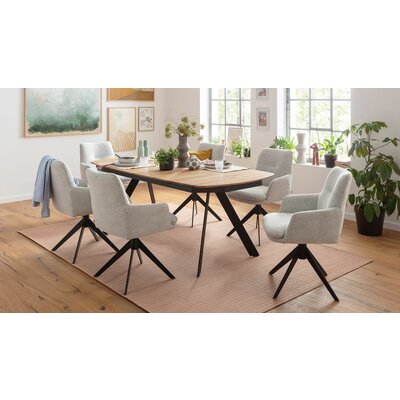 Esstisch Dinner - ausziehbar, LB ca. 180x100 cm, Eiche massiv