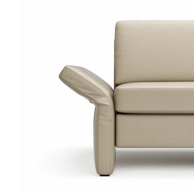 Sessel Arima N - Leder, Champagner