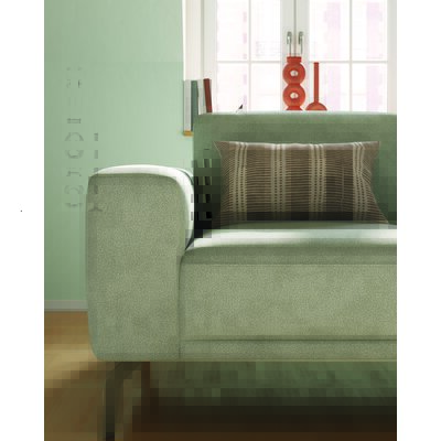 Ecksofa Benissa - 2,5-Sitzer mit Longchair rechts inkl. Sitztiefe und Rückenlehne verstellbar, Stoff, Mint