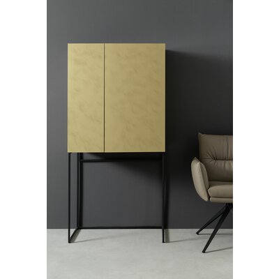 Barschrank 3900 - Lack matt, Goldfarben