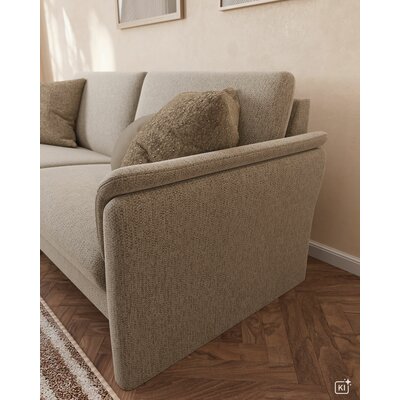 Sofa Gomera - 2,5-Sitzer, Stoff, Sandbeige