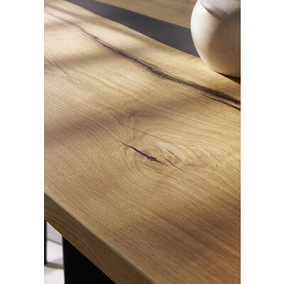 Esstisch Nera - LB ca. 220x110 cm, Asteiche massiv, Epoxy