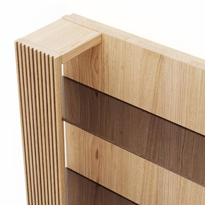 Wandboard Estana - Eiche massiv, legno