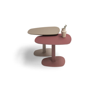 Couchtisch Fano-Hit - LBH ca. 60x50x39 cm, Fenix, Bordeaux